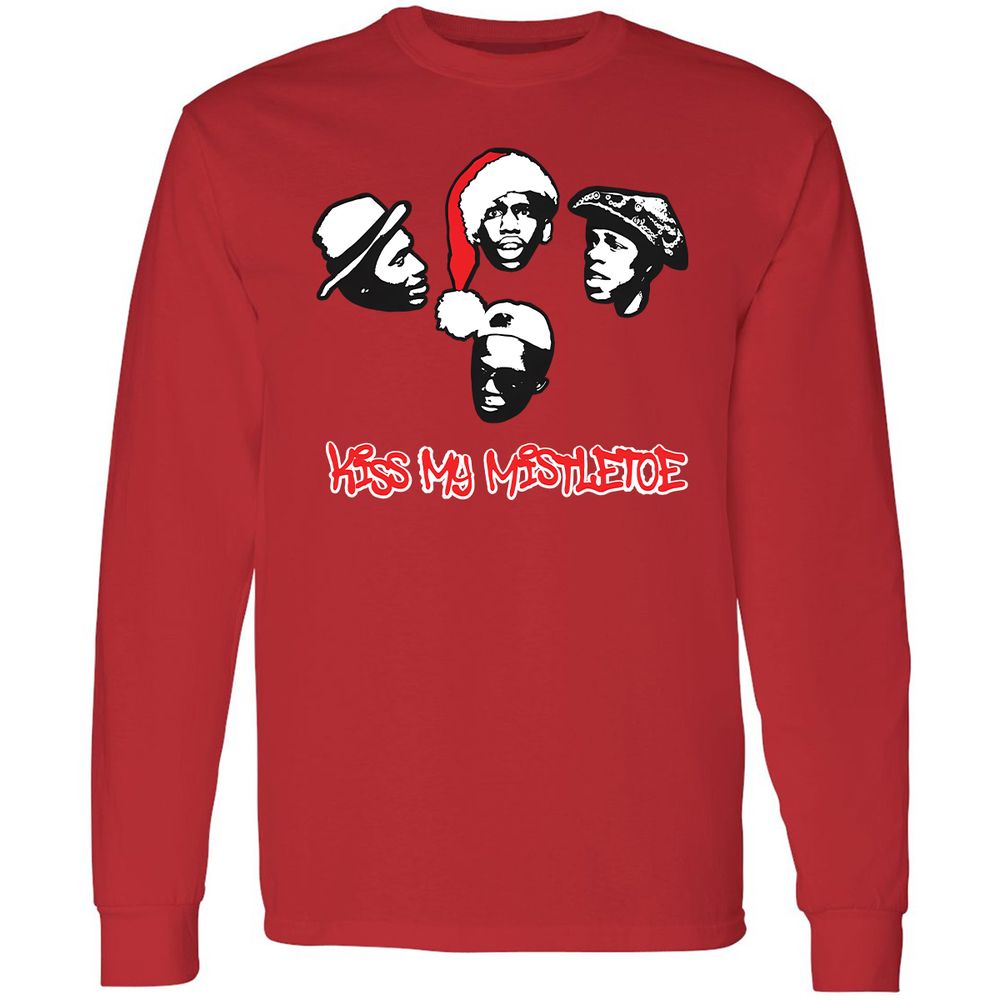 Kiss My Mistletoe Xmas Rap - Red - 14