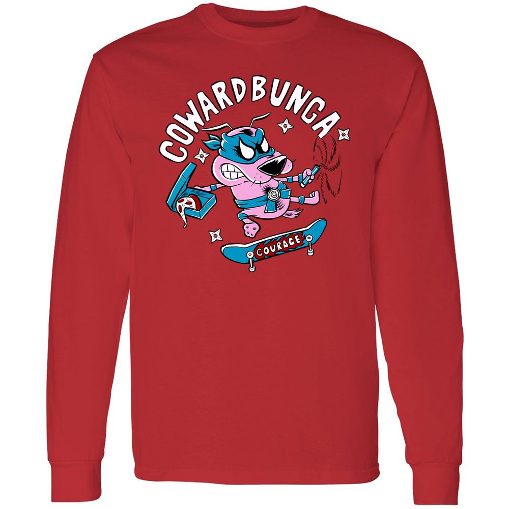 Long Sleeve T-Shirt - XVABQM1X - Red - 14