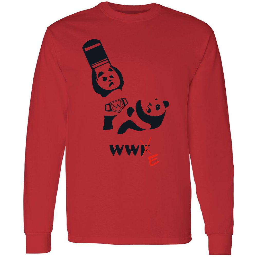 Long Sleeve T-Shirt - Q43GLD1M - Red - 14