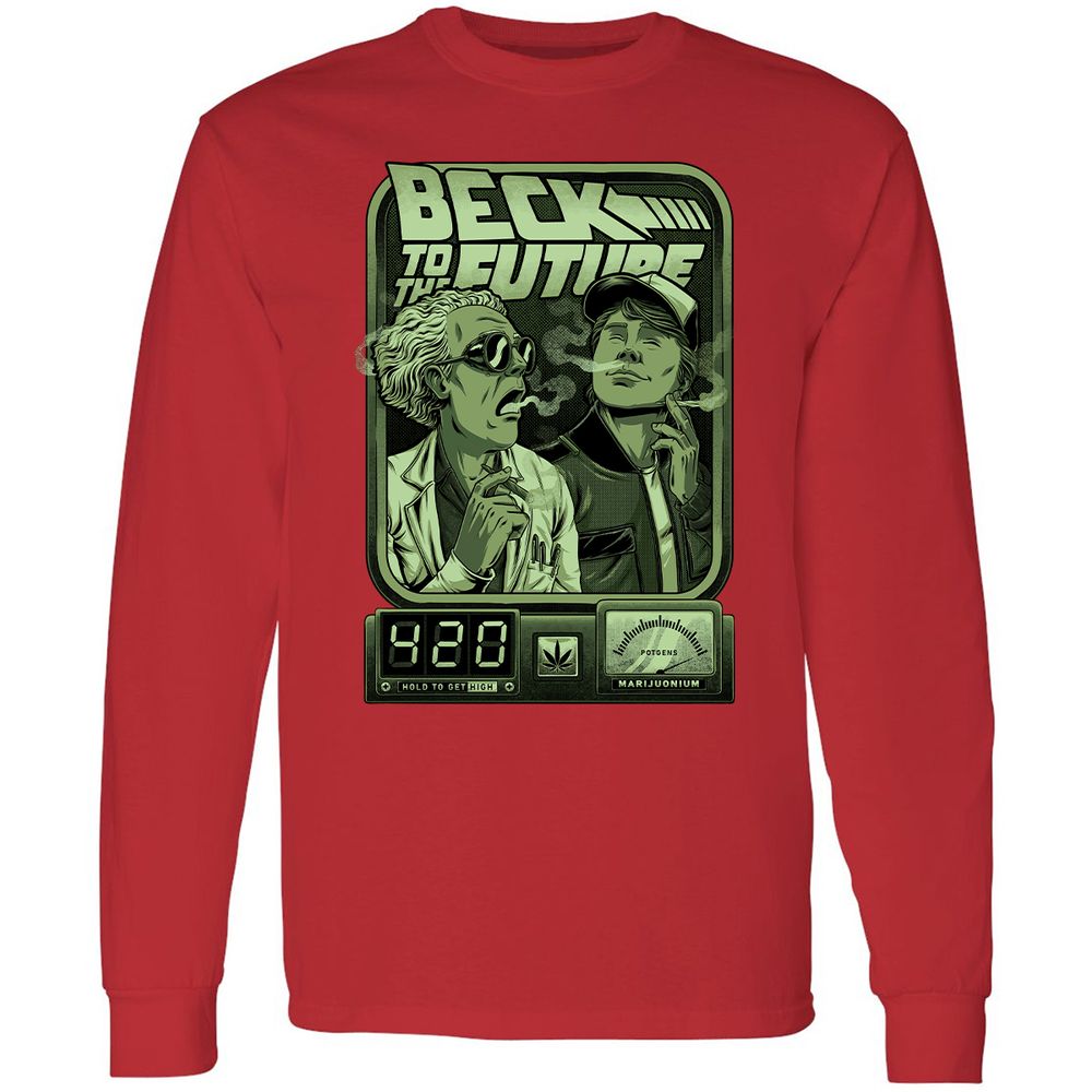 Long Sleeve T-Shirt - XB1YX1N9 - Red - 14