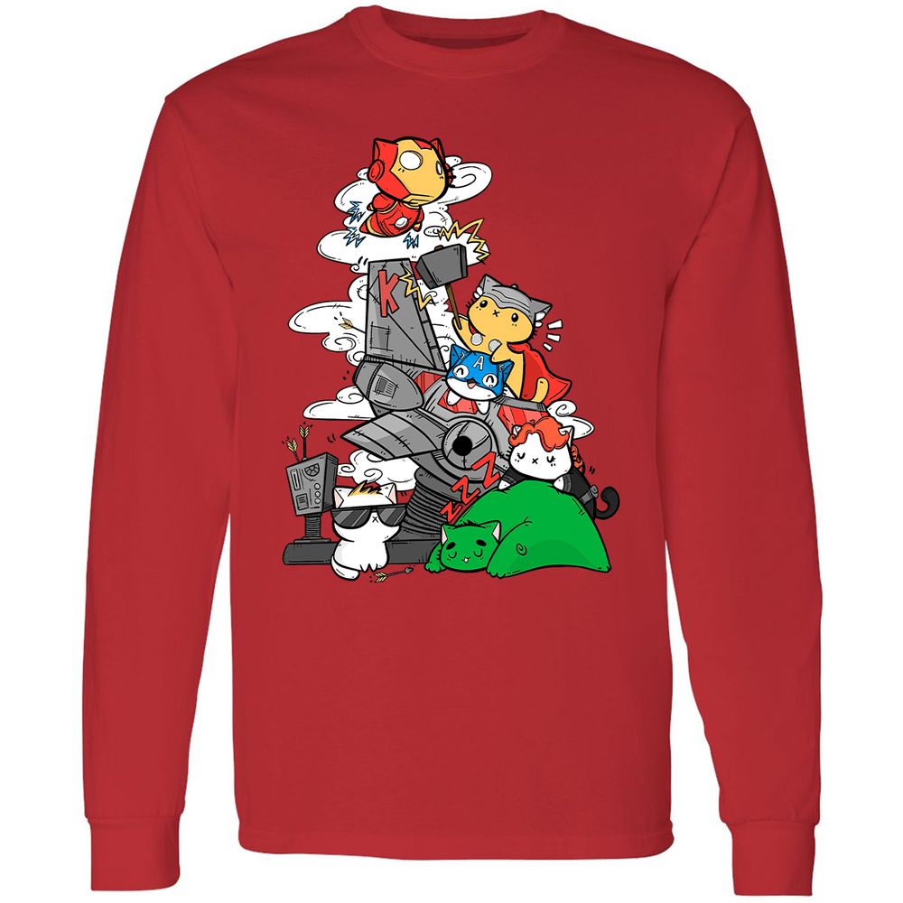 Long Sleeve T-Shirt - LZ19UXRB - Red - 14