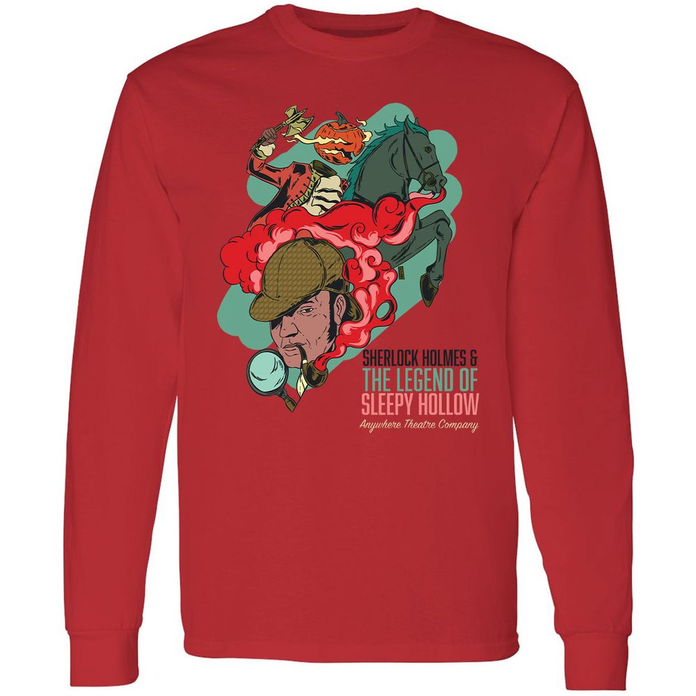 Long Sleeve T-Shirt - 2HHAEZPF - Red - 14