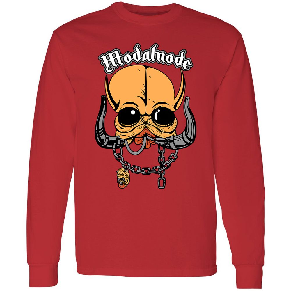 Long Sleeve T-Shirt - QEL6RL58 - Red - 14