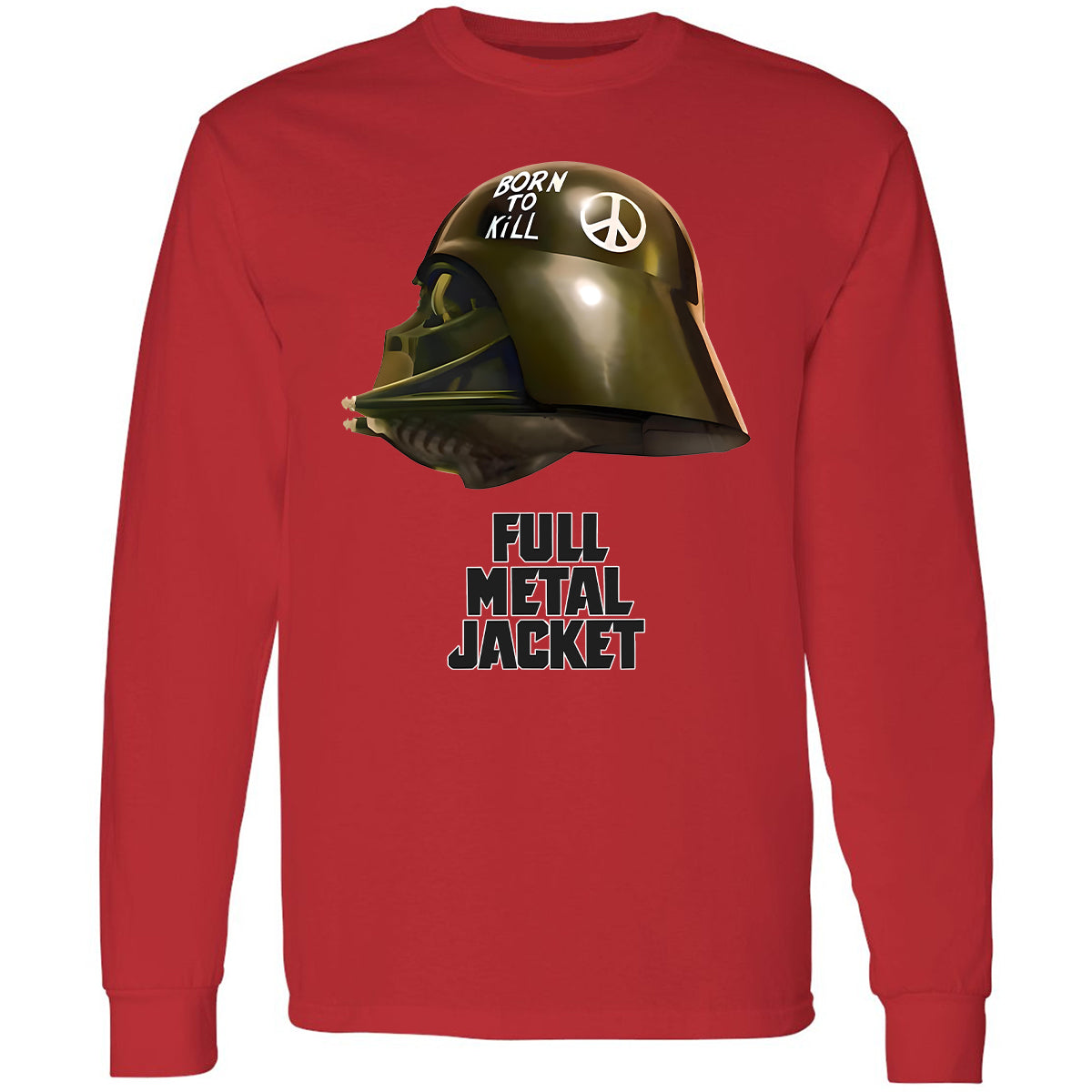 Long Sleeve T-Shirt - VA5GBNJV - Red - 14