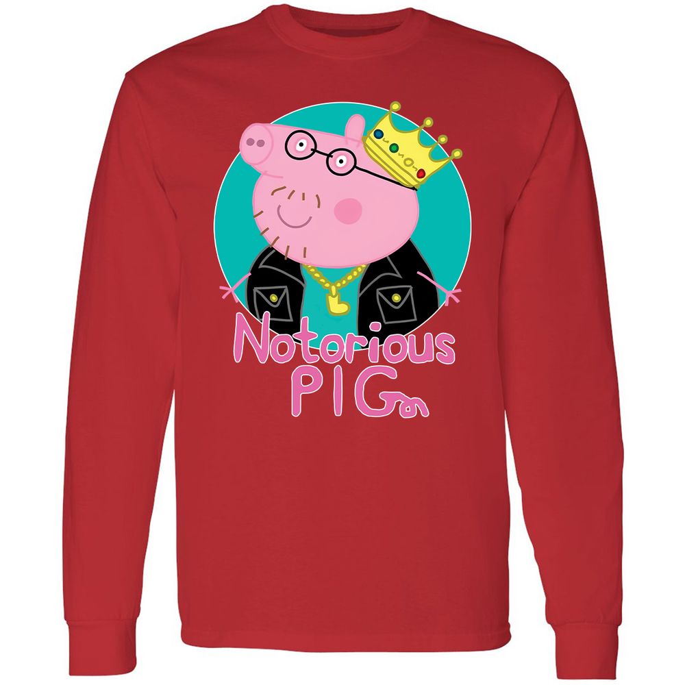 Long Sleeve T-Shirt - U16J6FNL - Red - 14