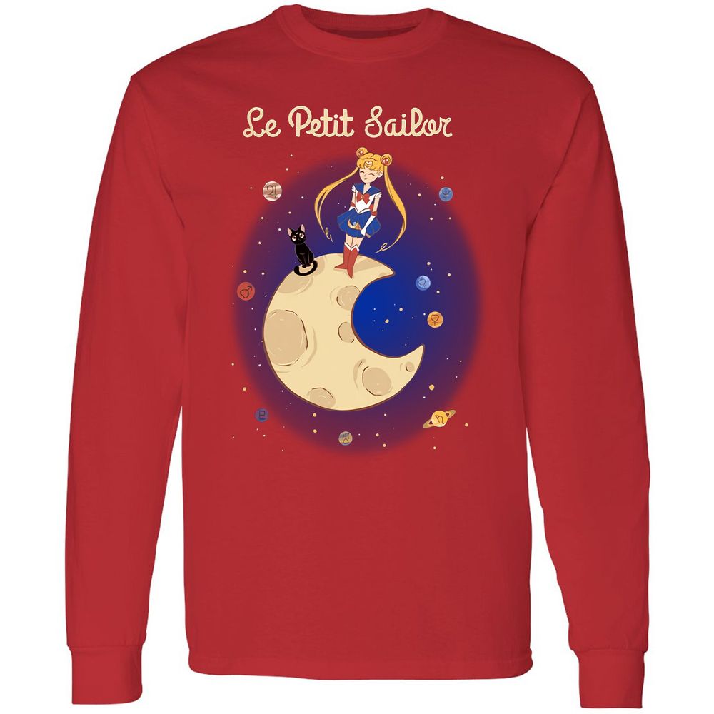 Long Sleeve T-Shirt - C3QSLZRA - Red - 14
