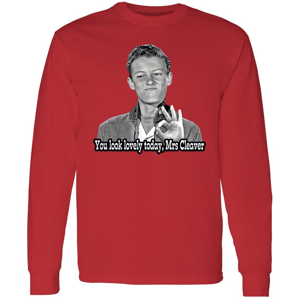 Long Sleeve T-Shirt - 9HQT5XKH - Red - 14