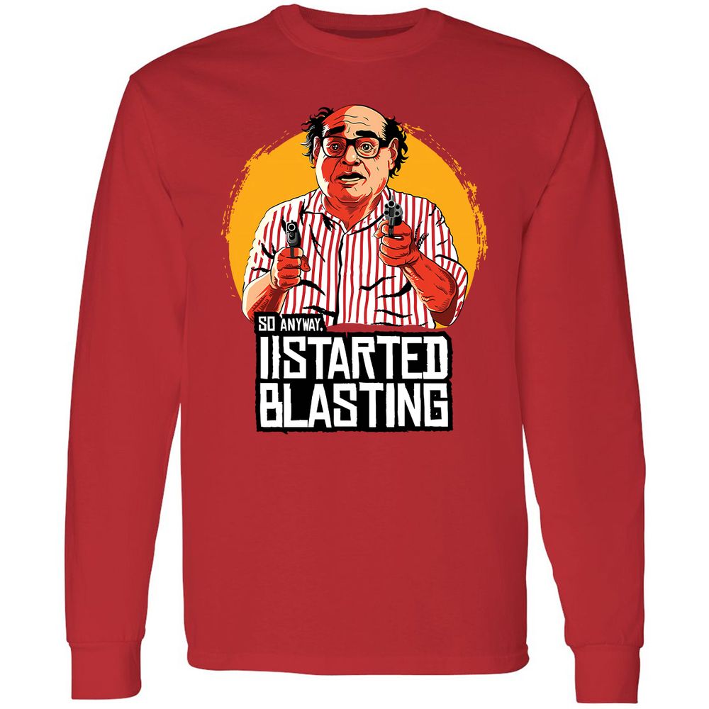 Long Sleeve T-Shirt - D3Y4KWHA - Red - 14