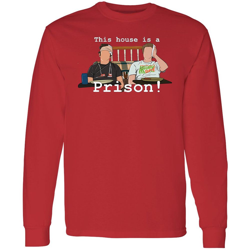 Long Sleeve T-Shirt - QKD6PBPU - Red - 14