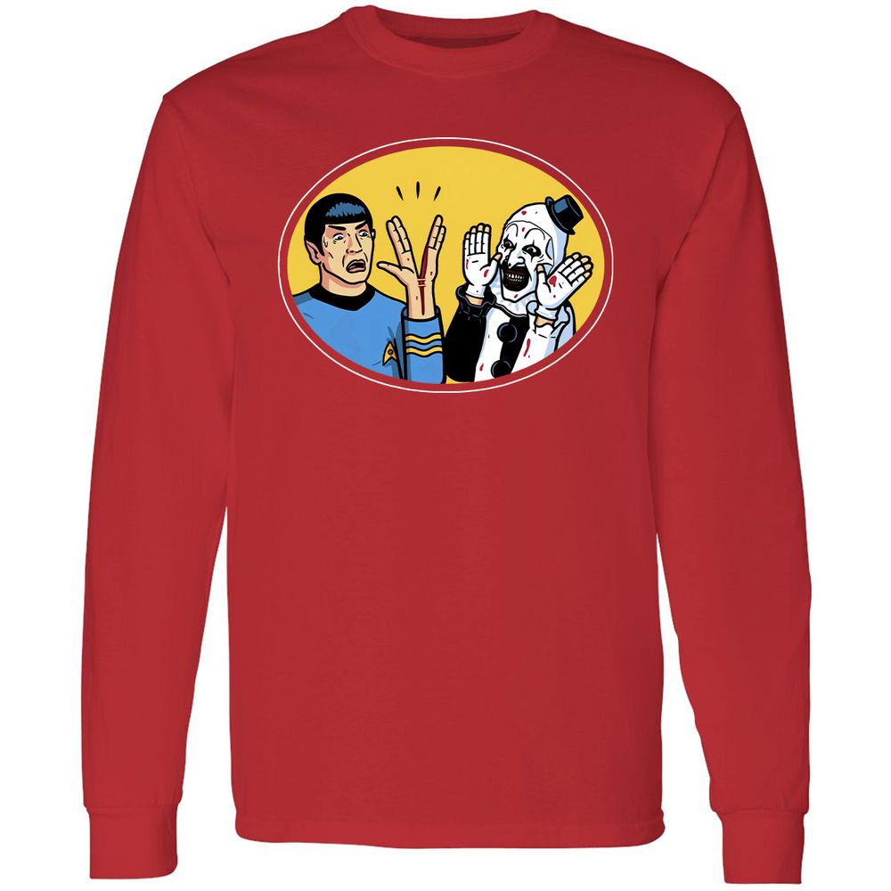 Long Sleeve T-Shirt - VJ56G9VU - Red - 14