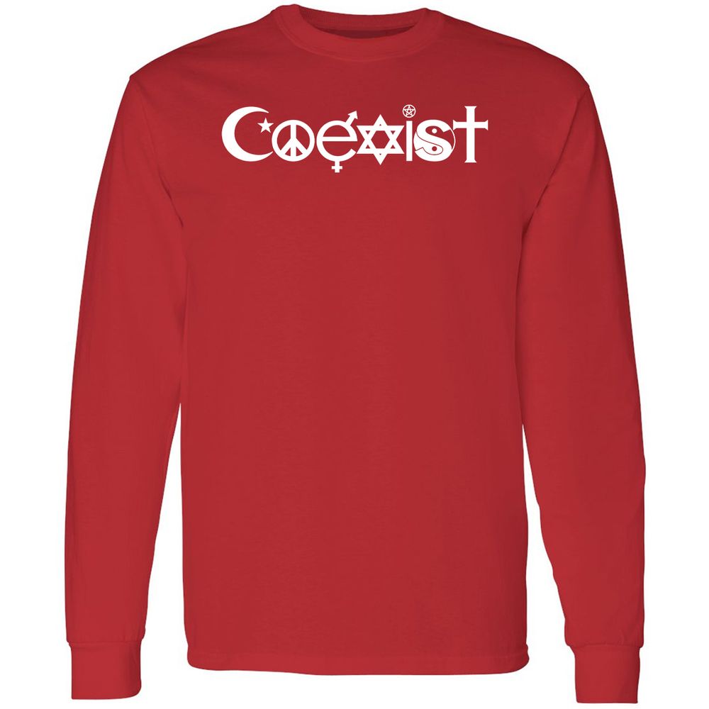 Long Sleeve T-Shirt - 1WVEJ5CH - Red - 14