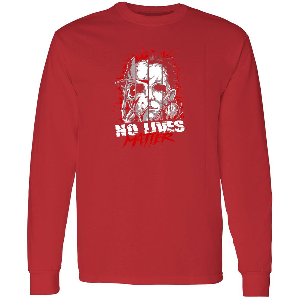 Long Sleeve T-Shirt - KGHJH338 - Red - 14