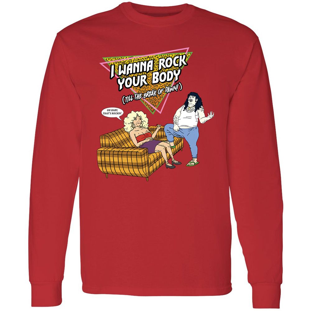 Long Sleeve T-Shirt - JNJ1DX3X - Red - 14