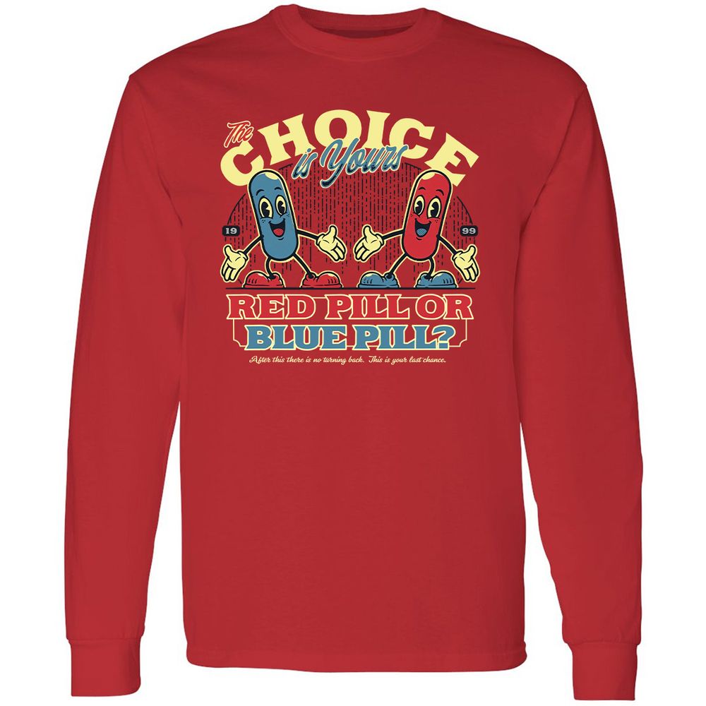 Long Sleeve T-Shirt - 1L7QJMW6 - Red - 14