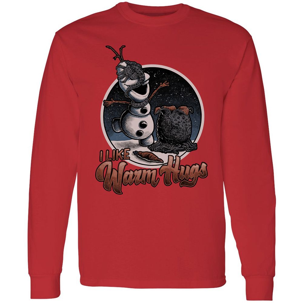 Long Sleeve T-Shirt - ACHB2J85 - Red - 14