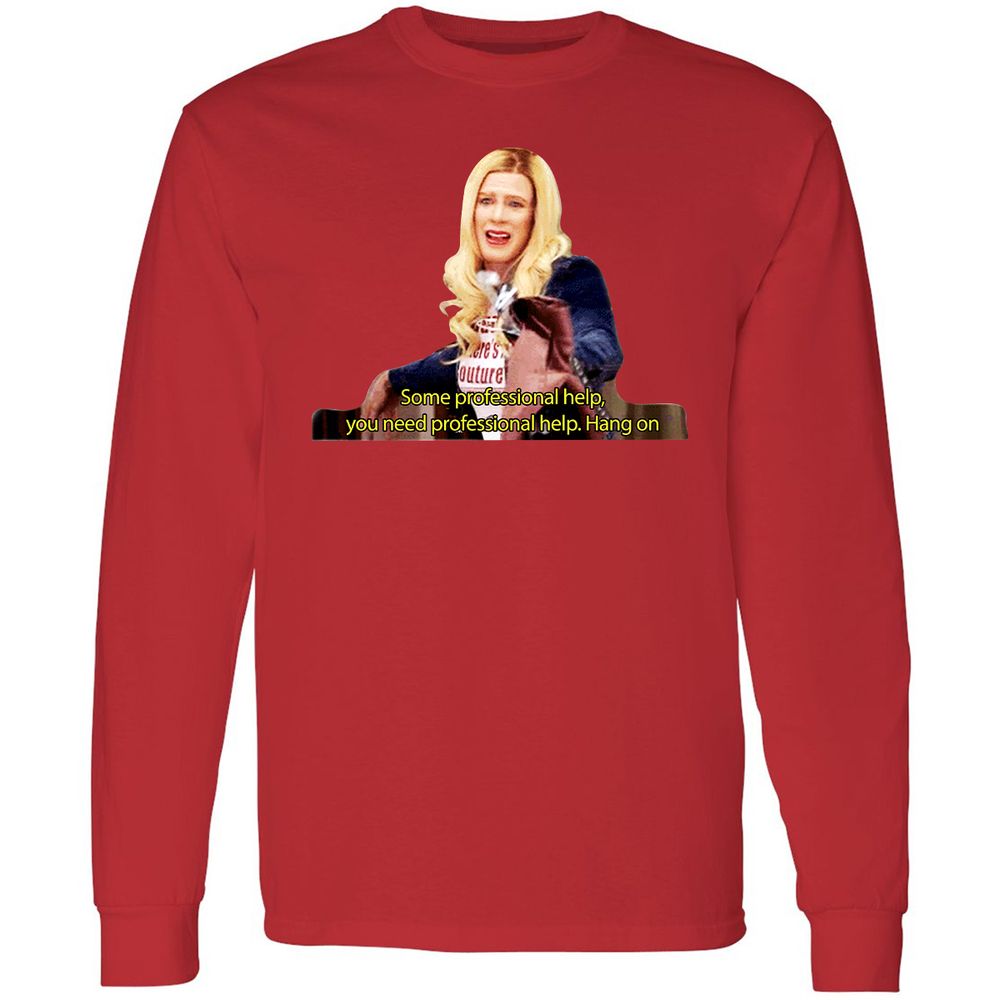 Long Sleeve T-Shirt - LJG6Z46G - Red - 14