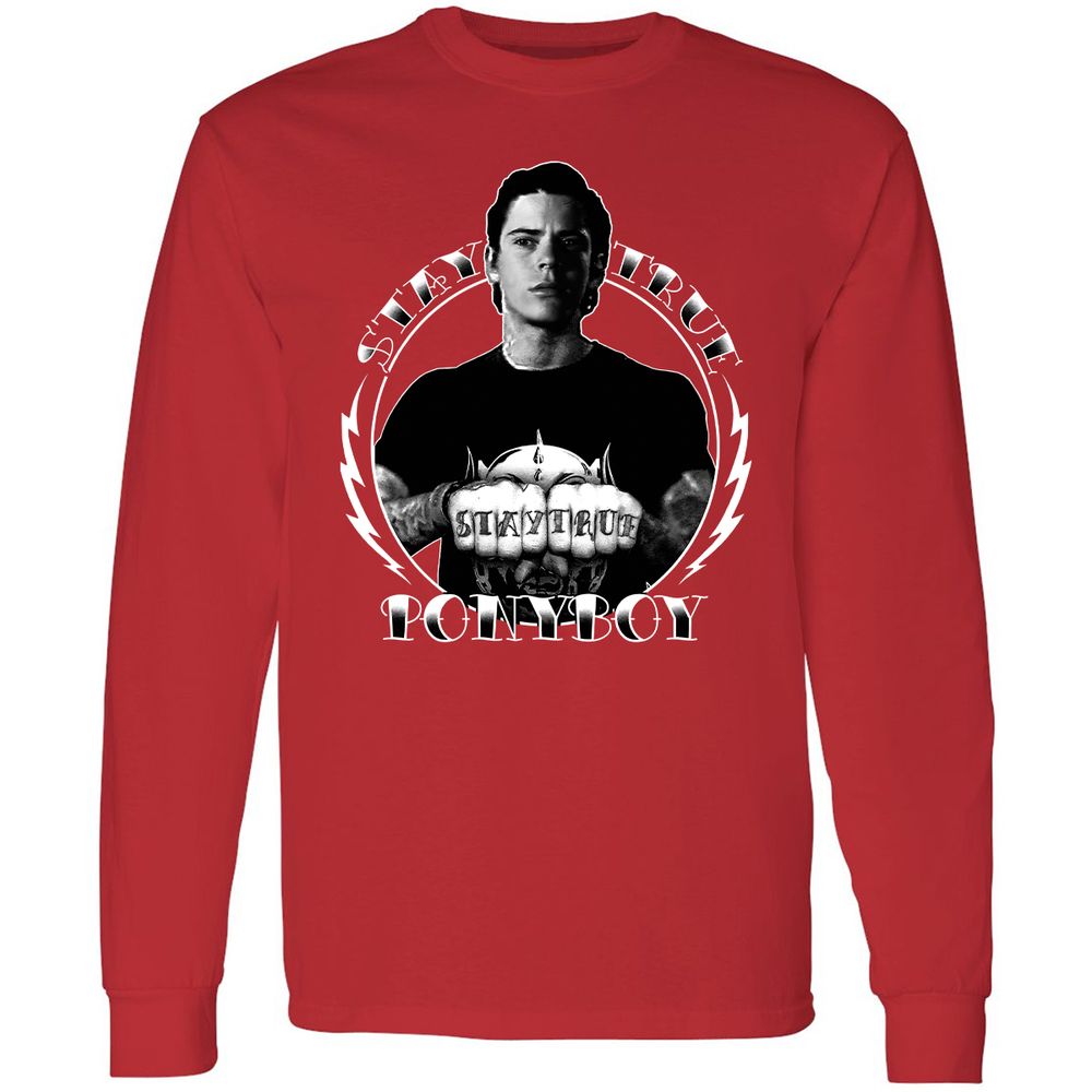 Long Sleeve T-Shirt - 9V922KX6 - Red - 14