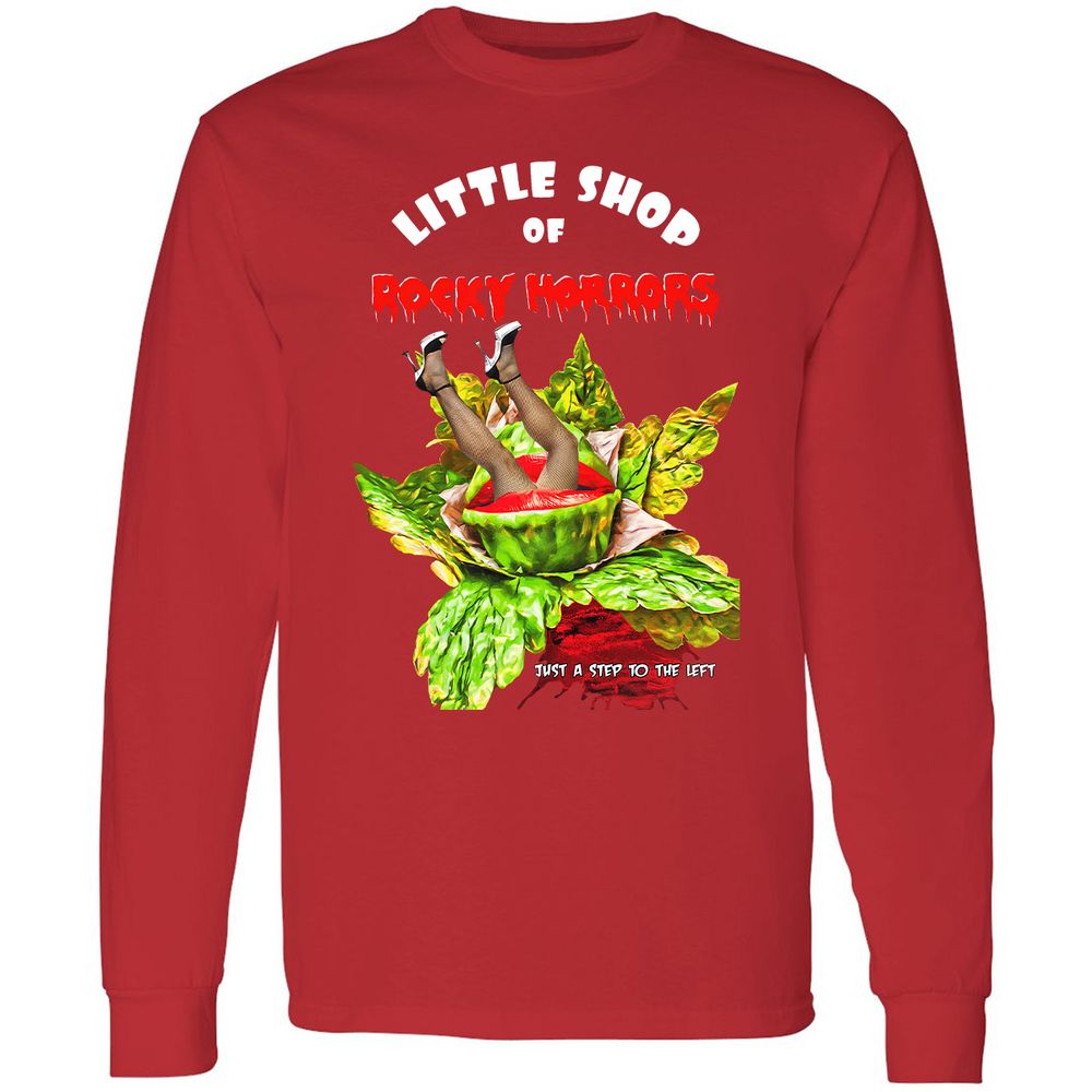 Long Sleeve T-Shirt - Black - Red - 14
