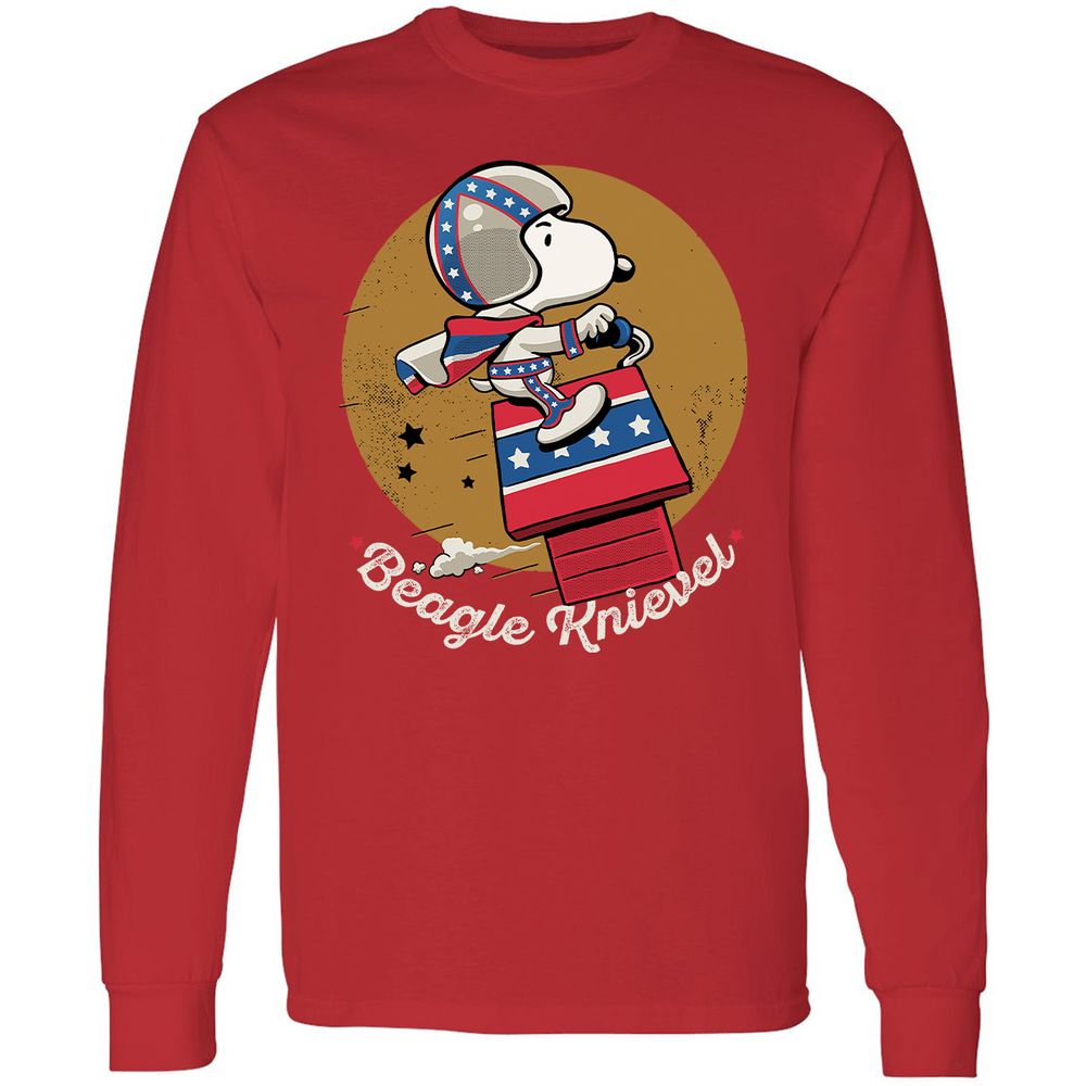 Long Sleeve T-Shirt - C4CKQ13R - Red - 14