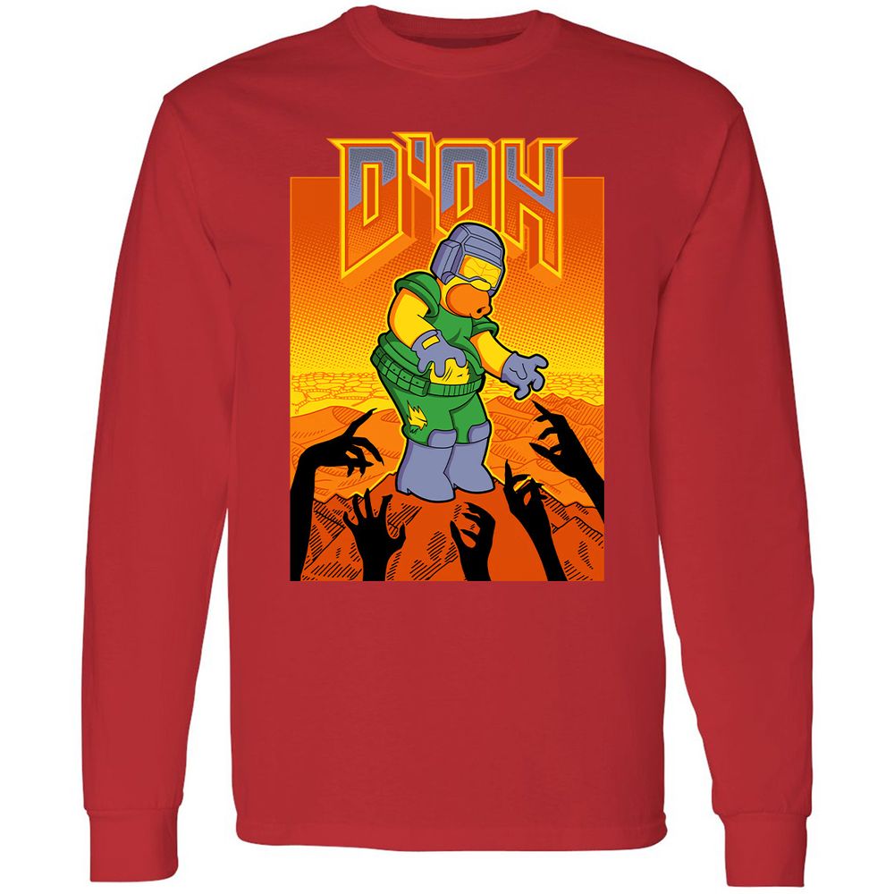 Long Sleeve T-Shirt - 73S42KVU - Red - 14