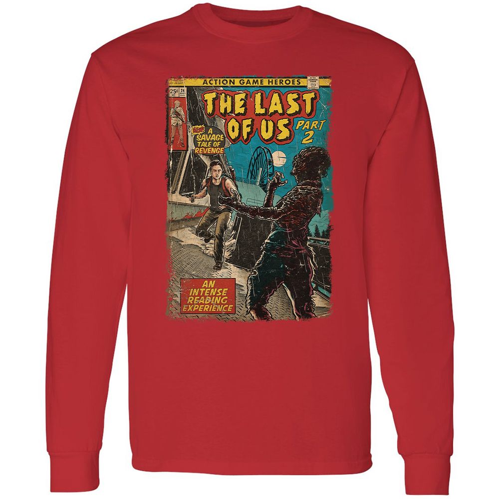 Long Sleeve T-Shirt - VNPZ7P3Y - Red - 14