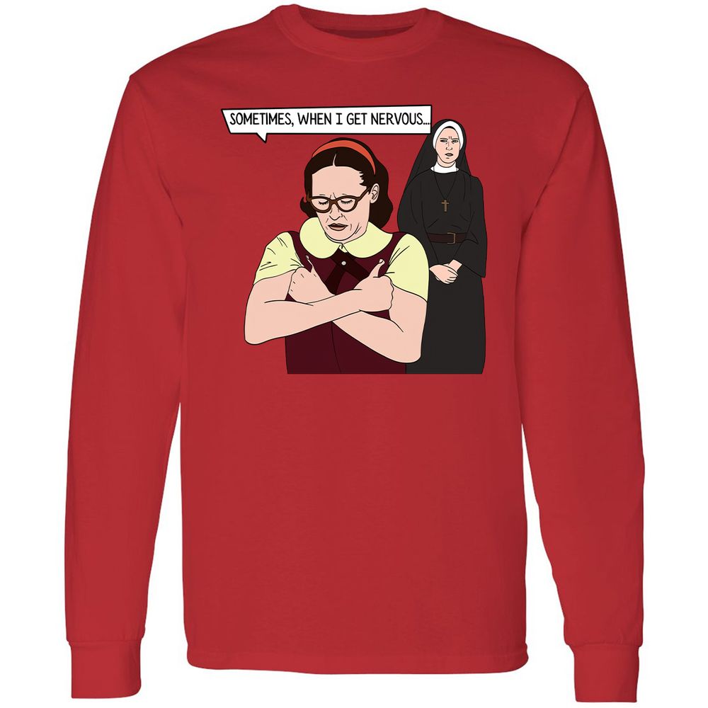 Long Sleeve T-Shirt - YBTU33BS - Red - 14