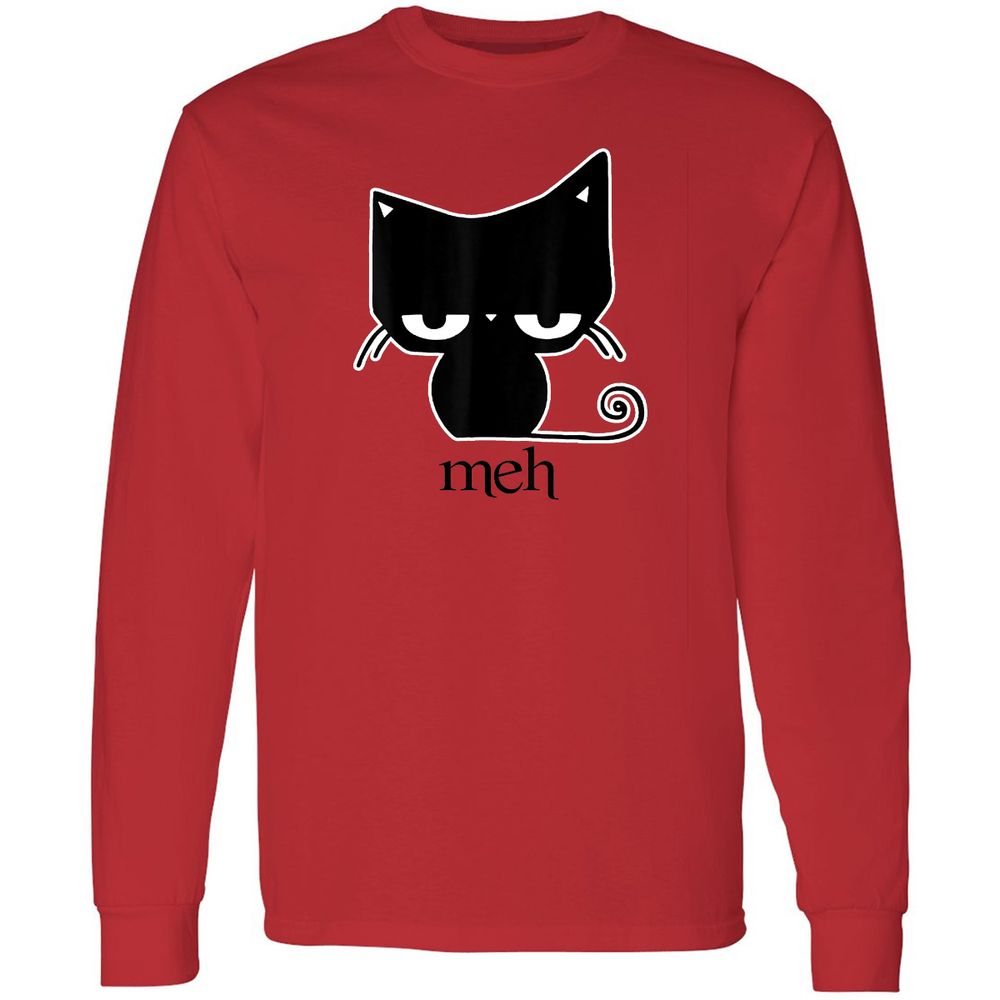 Long Sleeve T-Shirt - GJJXLKN3 - Red - 14