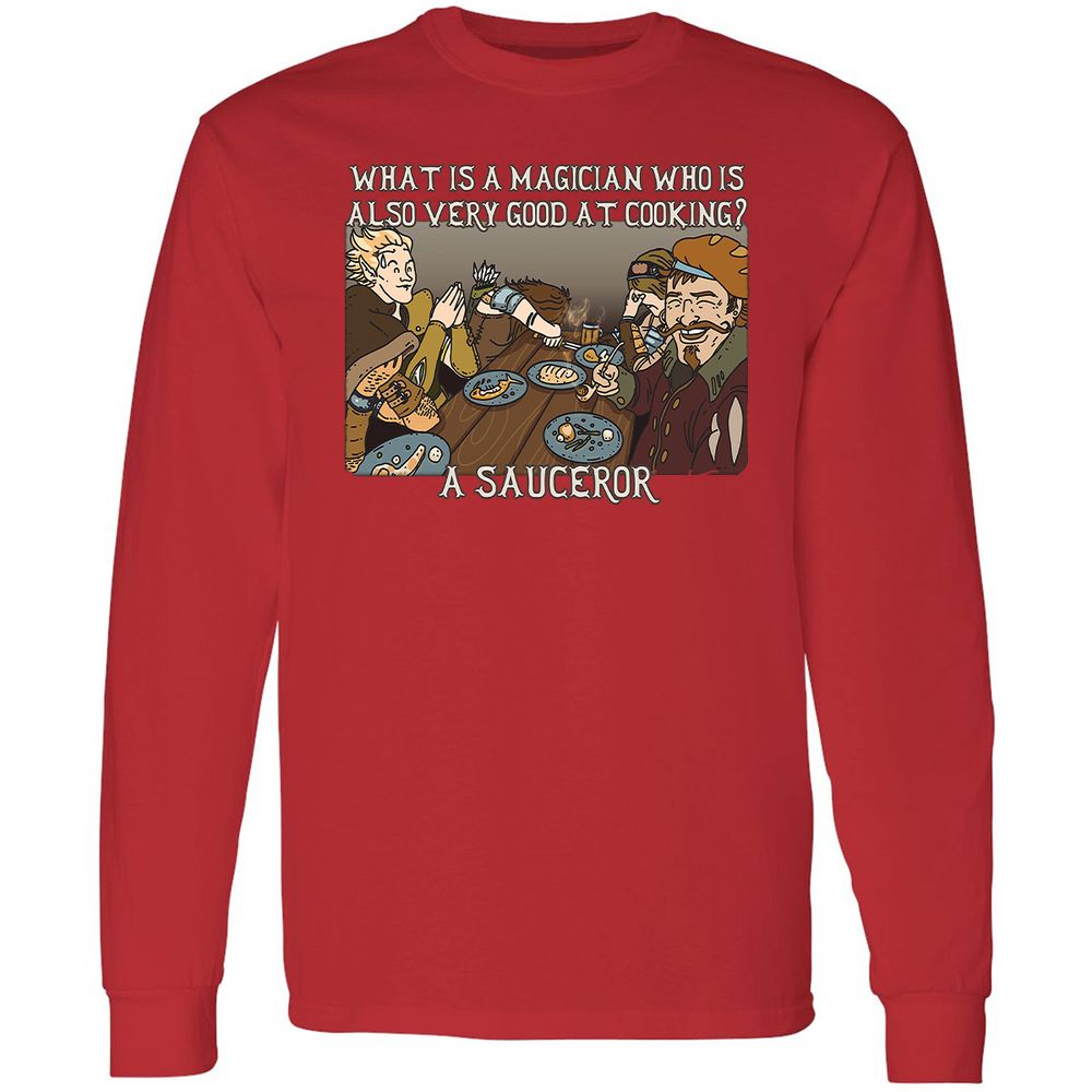 Long Sleeve T-Shirt - ELW9WJ2X - Red - 14