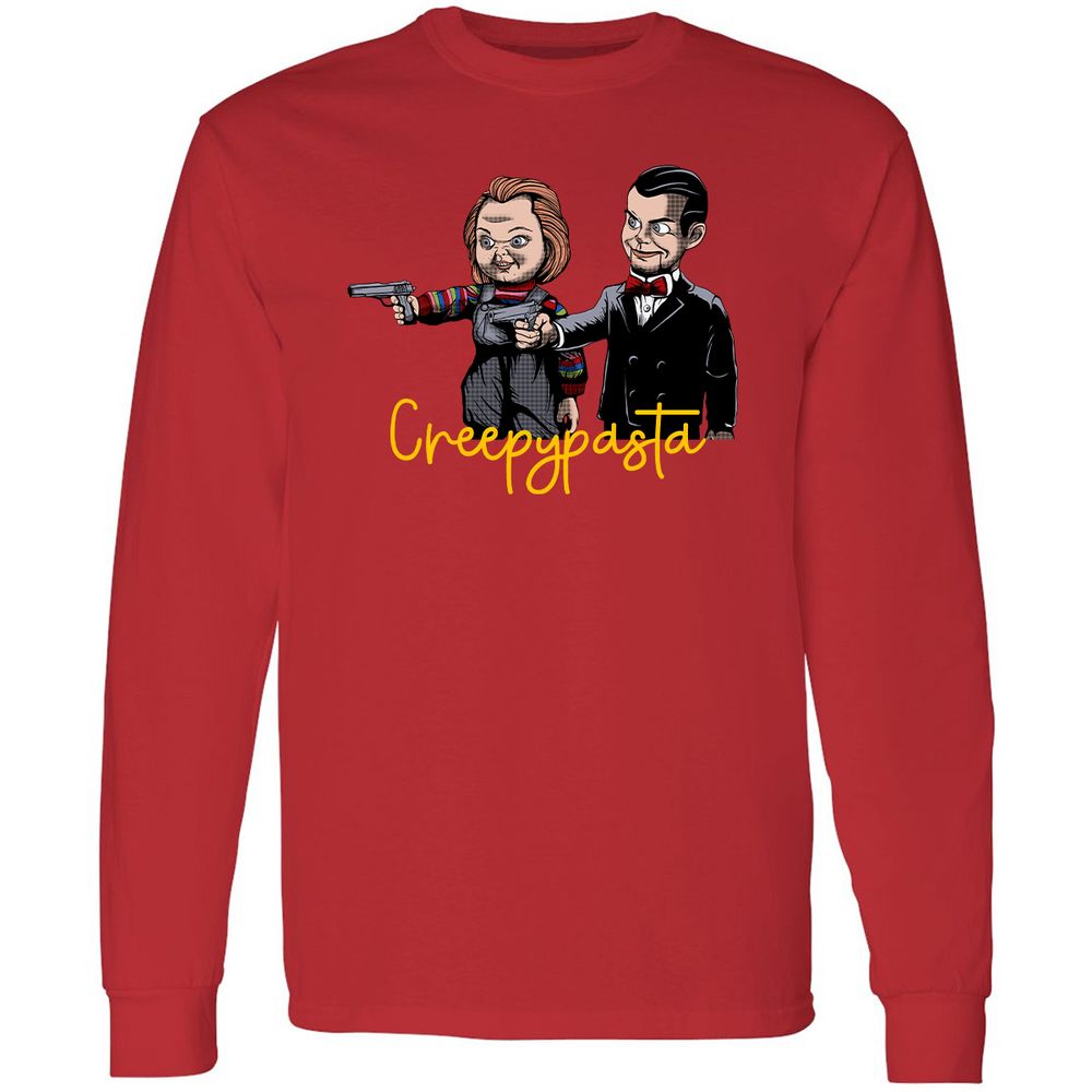 Long Sleeve T-Shirt - 5T2GVB6N - Red - 14