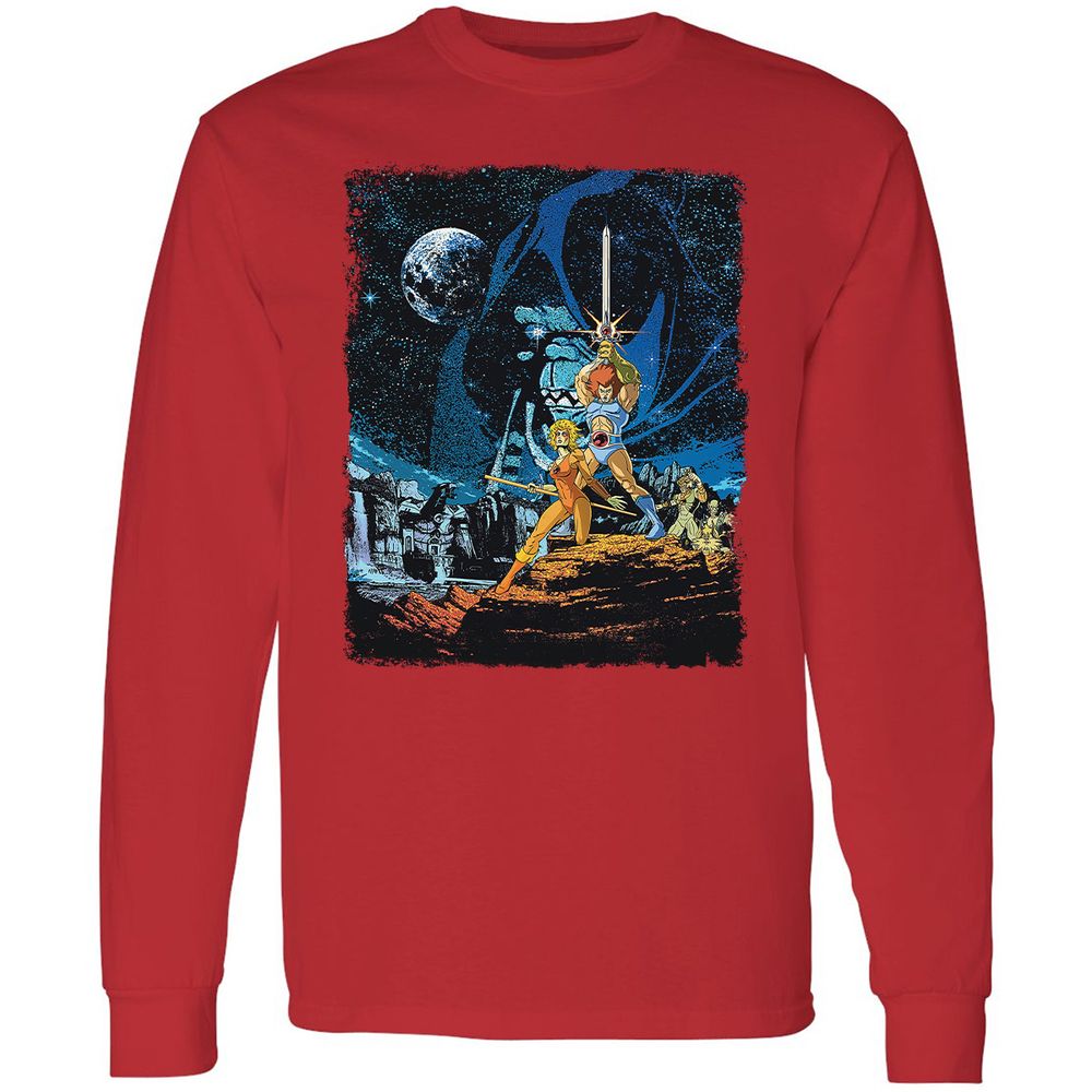 Long Sleeve T-Shirt - R8C8JHJJ - Red - 14