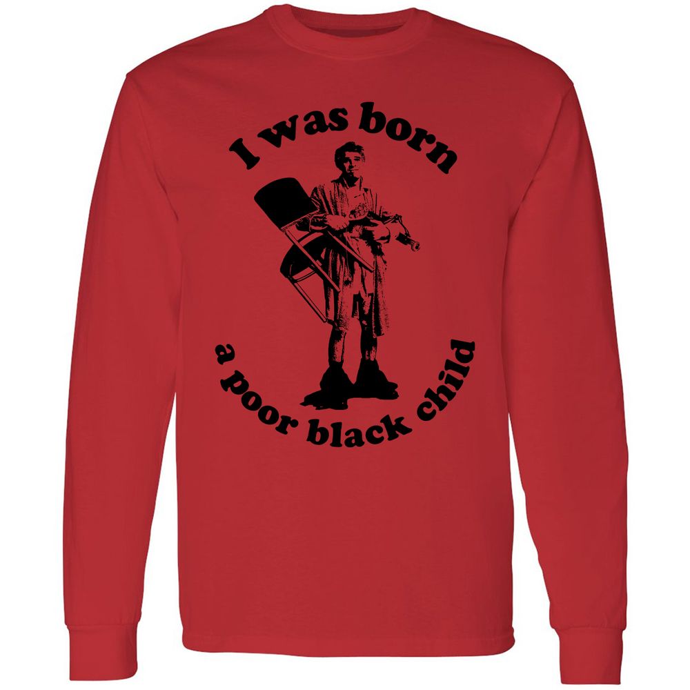 Long Sleeve T-Shirt - PEDNYFK6 - Red - 14