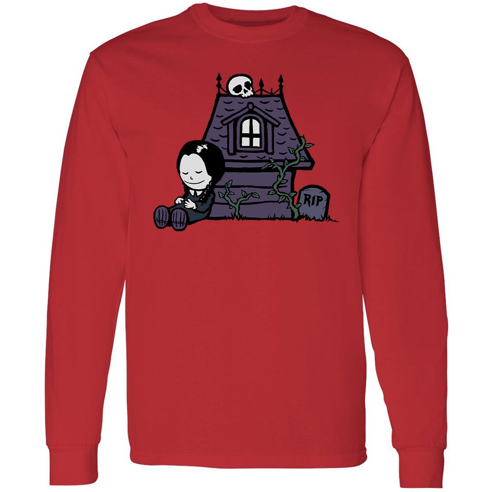 Long Sleeve T-Shirt - DJYSAHK3 - Red - 14