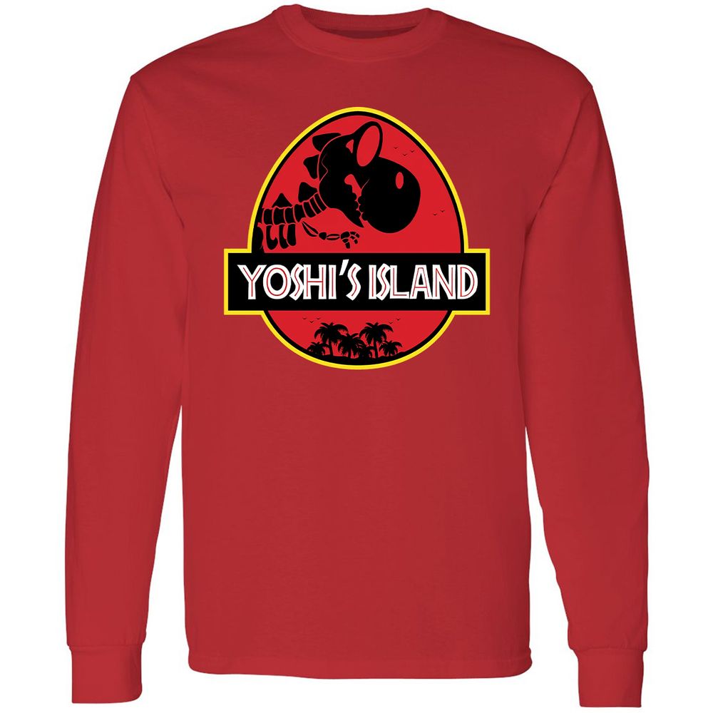 Long Sleeve T-Shirt - HDJPN6U7 - Red - 14
