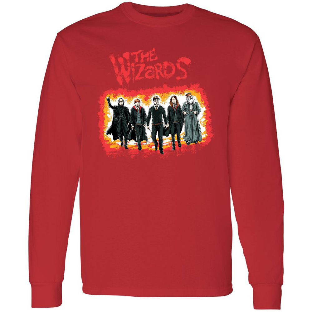 Long Sleeve T-Shirt - DA3ZT85M - Red - 14