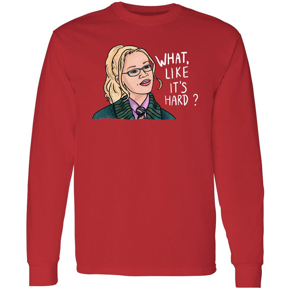Long Sleeve T-Shirt - E83M73D2 - Red - 14
