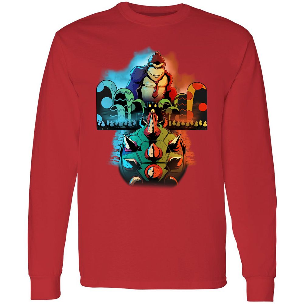 Long Sleeve T-Shirt - HVL44HV8 - Red - 14