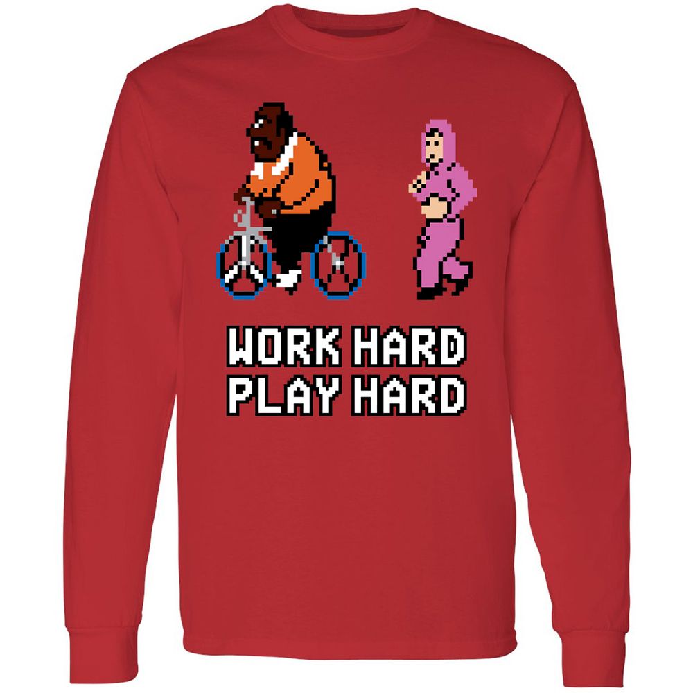 Long Sleeve T-Shirt - UH6K5A4J - Red - 14