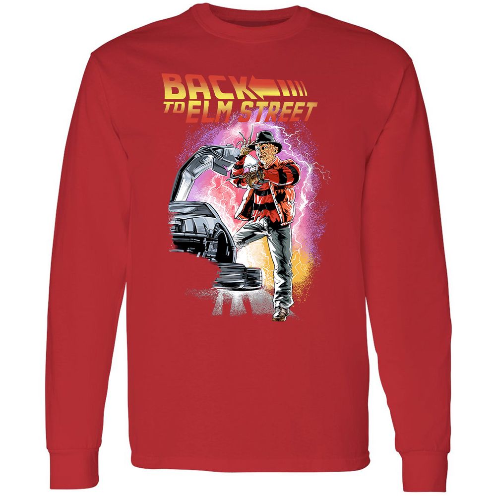 Long Sleeve T-Shirt - T7QL9NPA - Red - 14