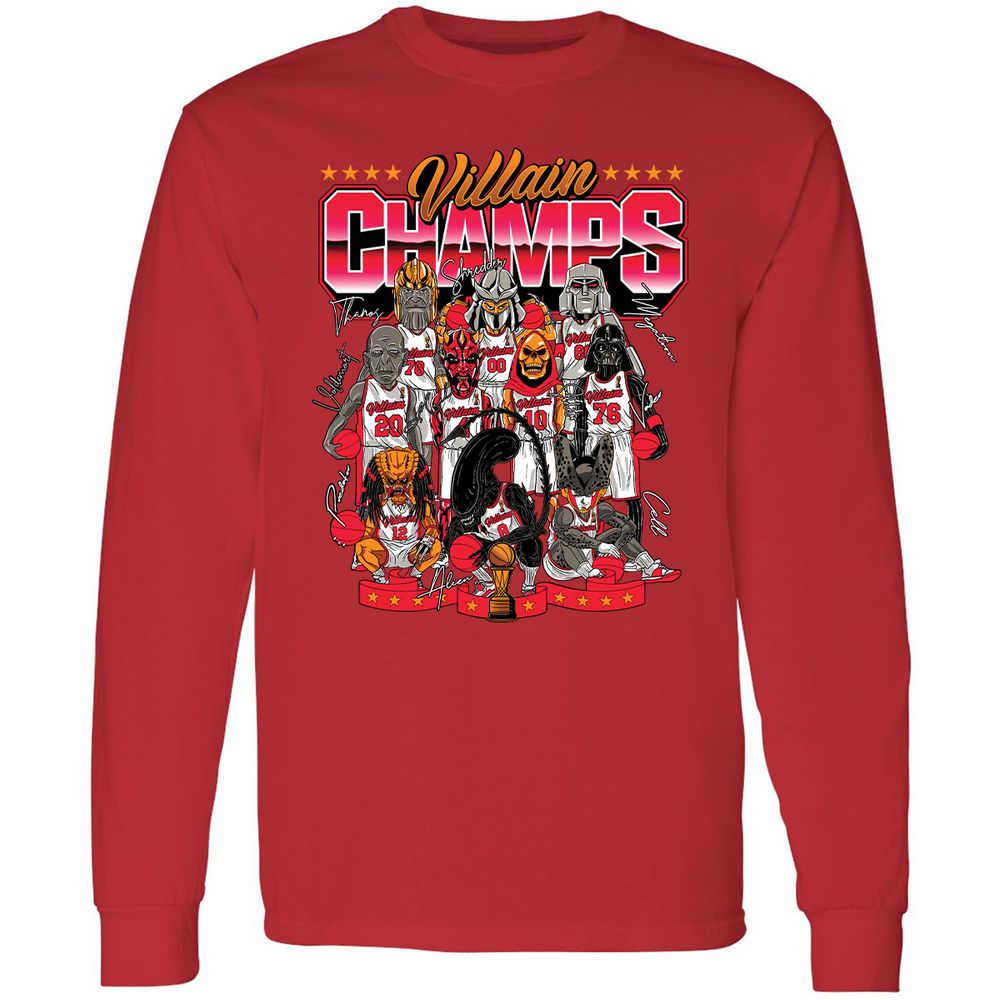 Long Sleeve T-Shirt - T6YF35N3 - Red - 14