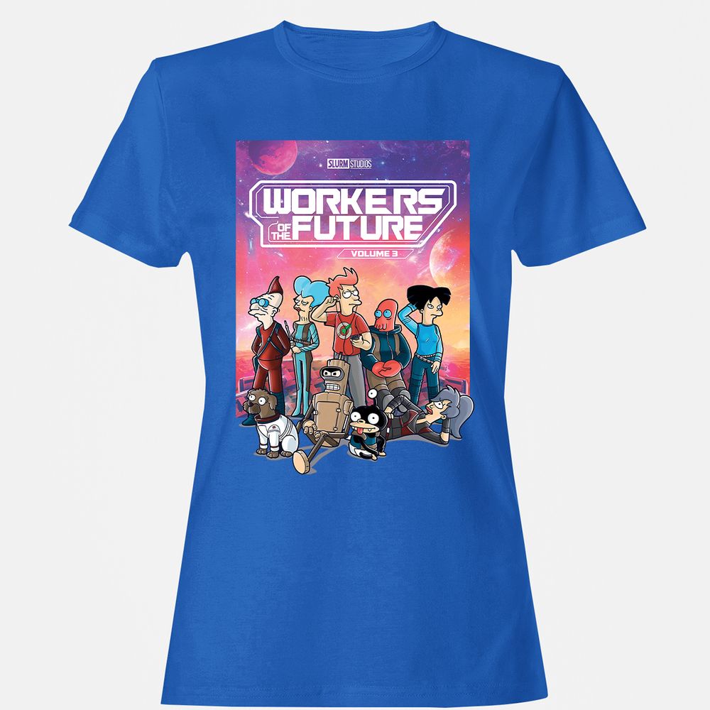 Women's T-Shirt - JAV7J8HR - Royal - 14