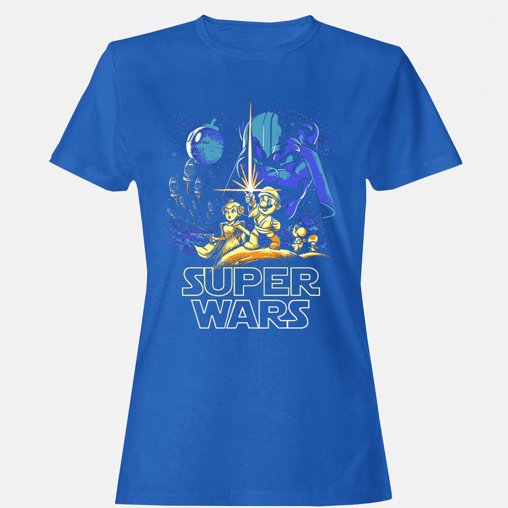 Women's T-Shirt - UUY3SQFH - Royal - 14