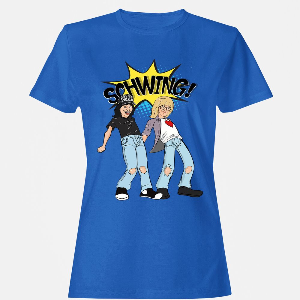 Women's T-Shirt - LU7JW7ST - Royal - 14