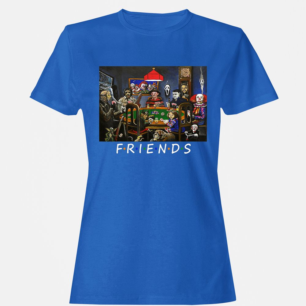 Women's T-Shirt - H3FGVKXG - Royal - 14