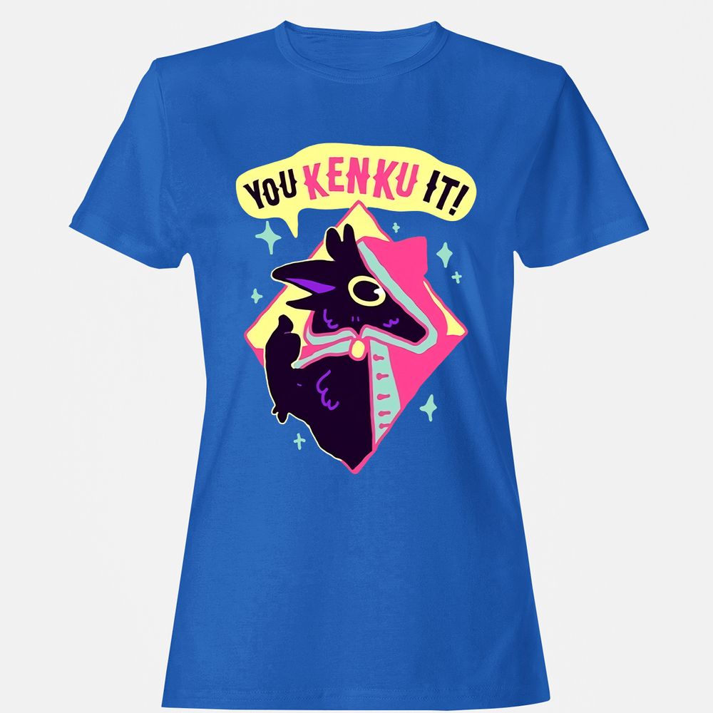 Women's T-Shirt - 9Q5ZTBGV - Royal - 14