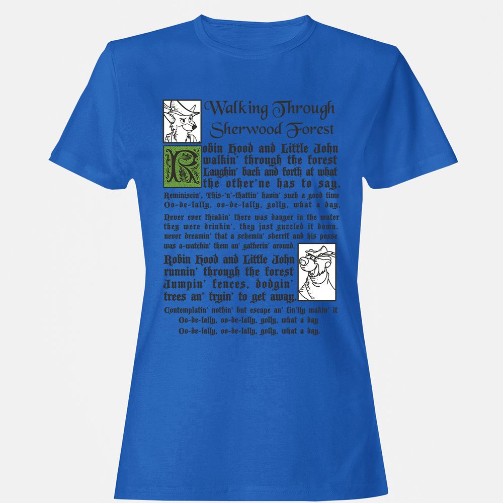 Women's T-Shirt - WWVJZNJY - Royal - 14