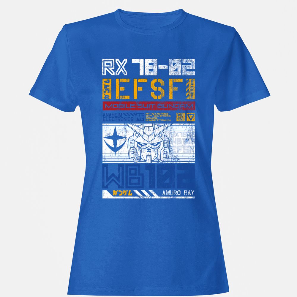 Women's T-Shirt - GNV27X6F - Royal - 14