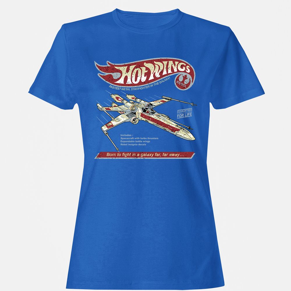 Women's T-Shirt - HQQXMWPG - Royal - 14