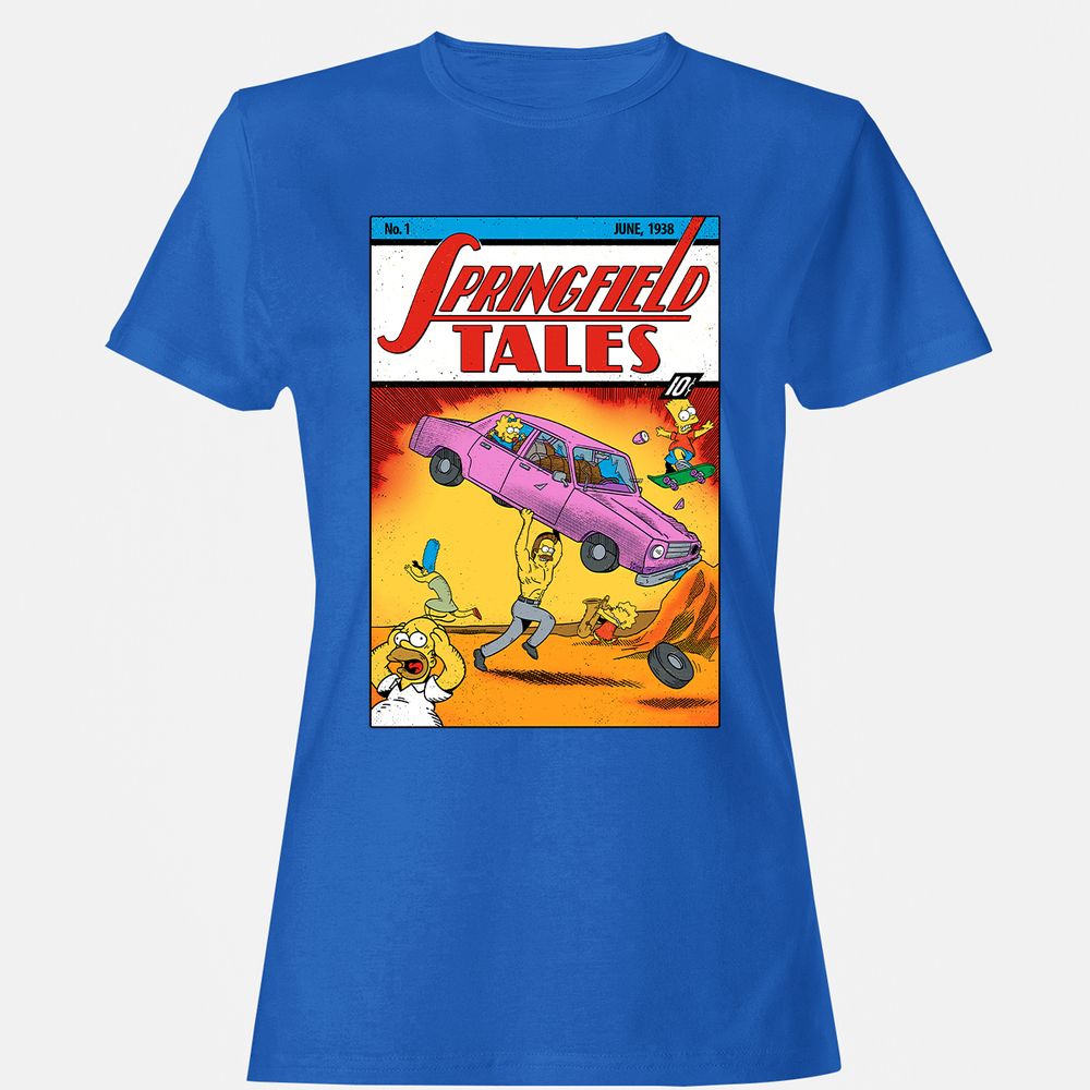 Women's T-Shirt - 7YJQMF7T - Royal - 14