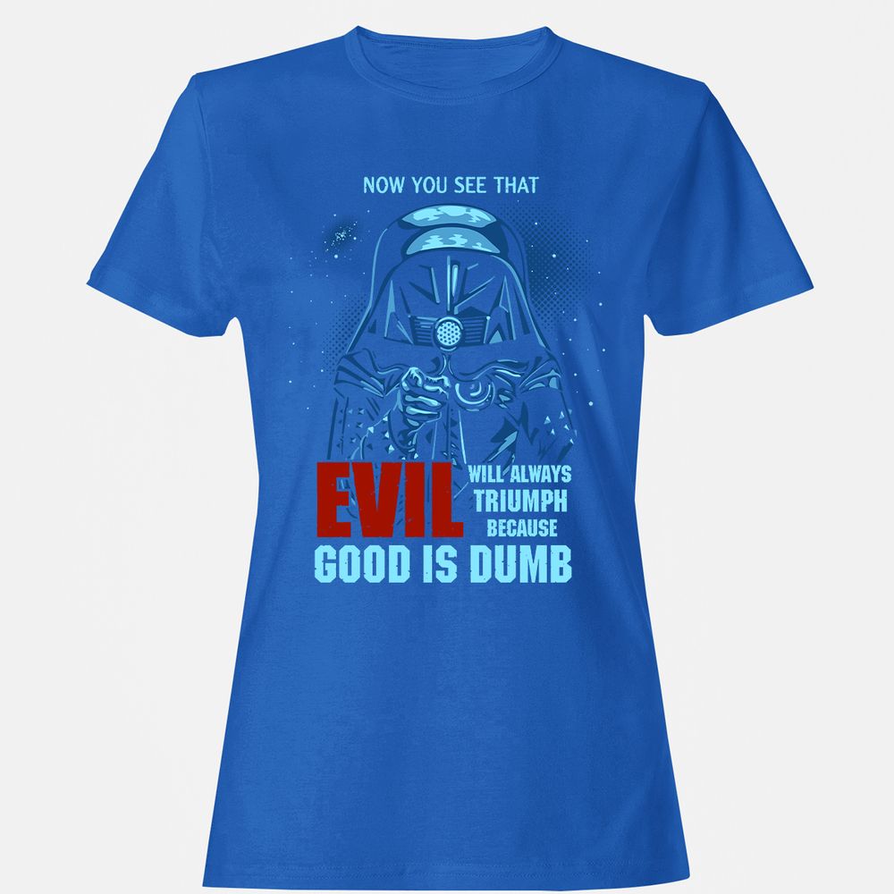 Women's T-Shirt - R4V2ZYJ7 - Royal - 14