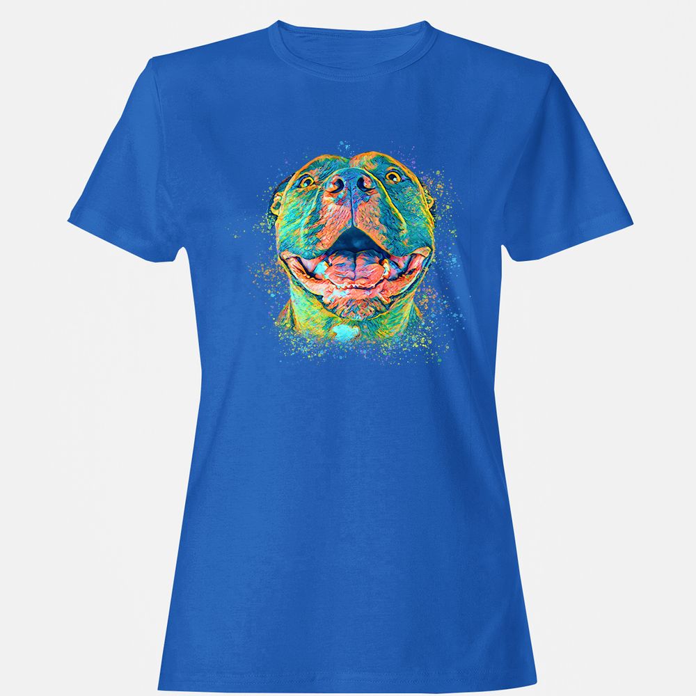 Women's T-Shirt - U8J61T6X - Royal - 14